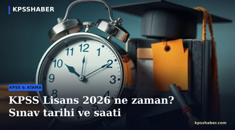 KPSS Lisans 2026 sınav tarihi ve saati için ÖSYM Başkanlığı binası