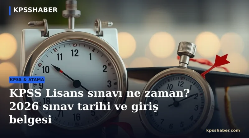 KPSS Lisans sınavı için ÖSYM Başkanlığı binası